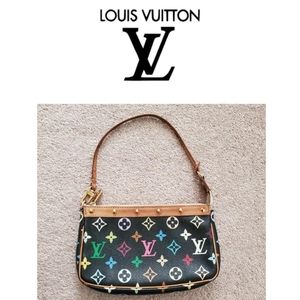 LOUIS VUITTON Pochette Accesories Monogram Multicolor - Made in France